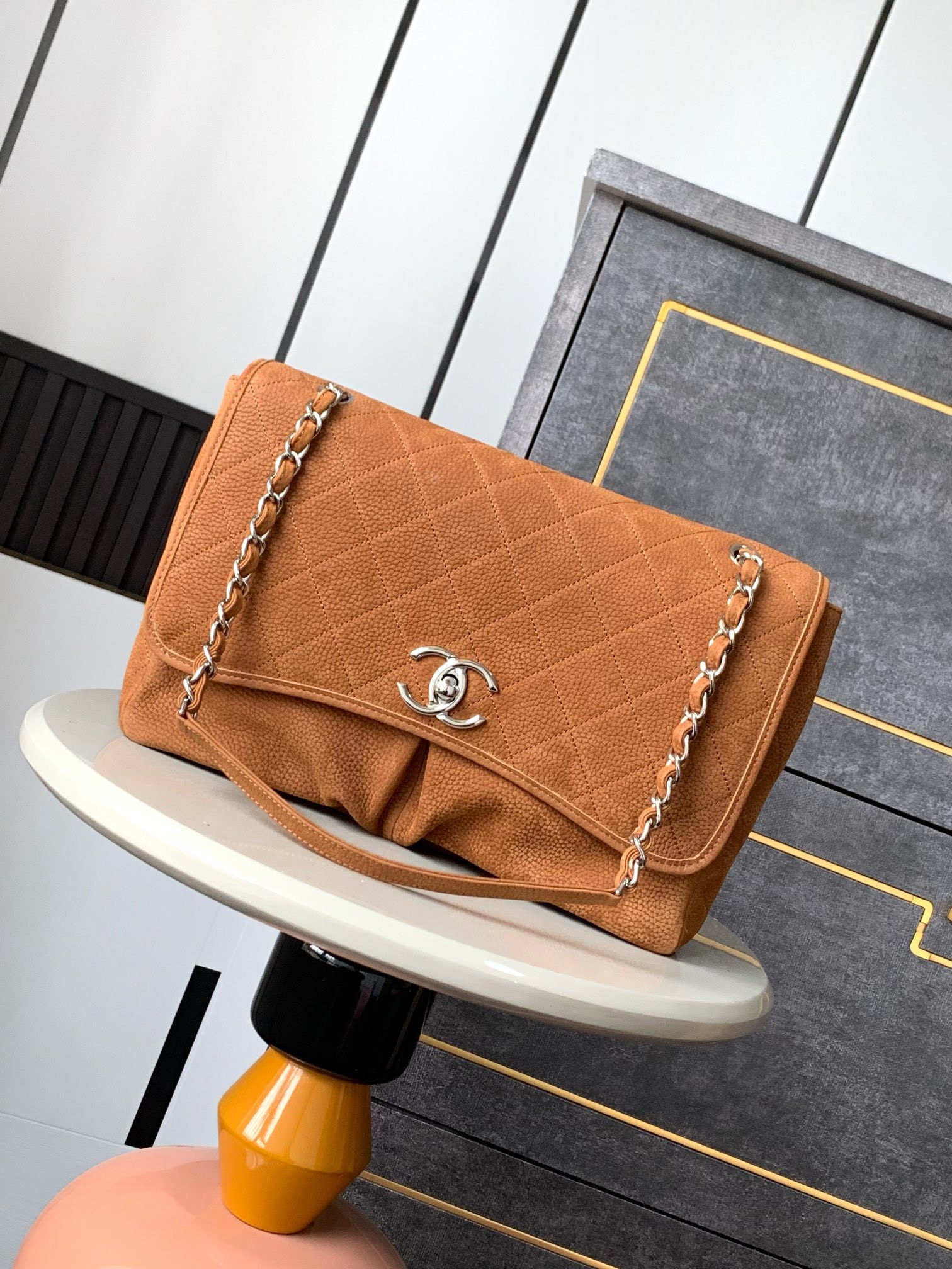 Ch*el shopping bag 34x25x10cm