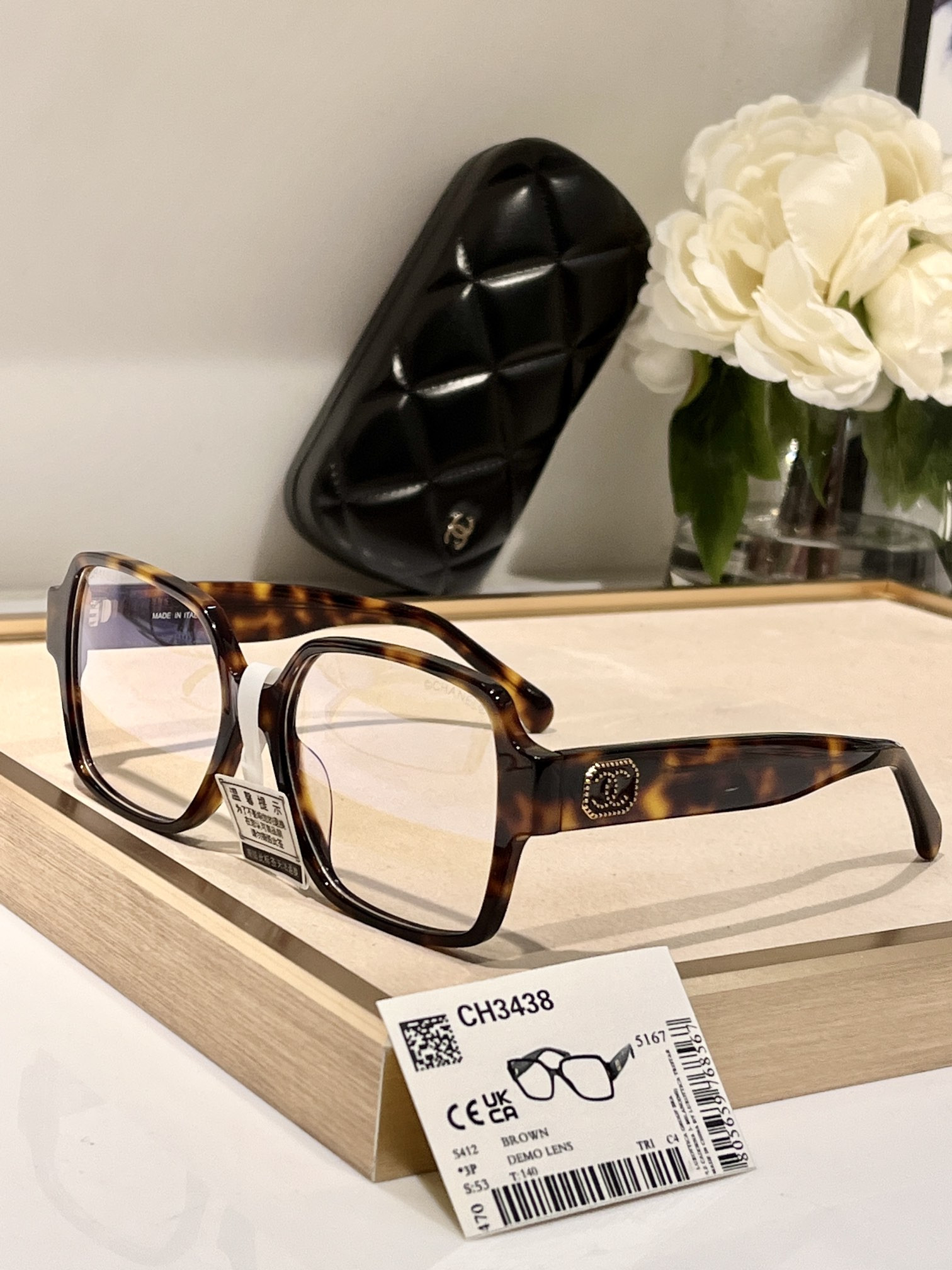 Ch*el glasses ch3438 56-17-145