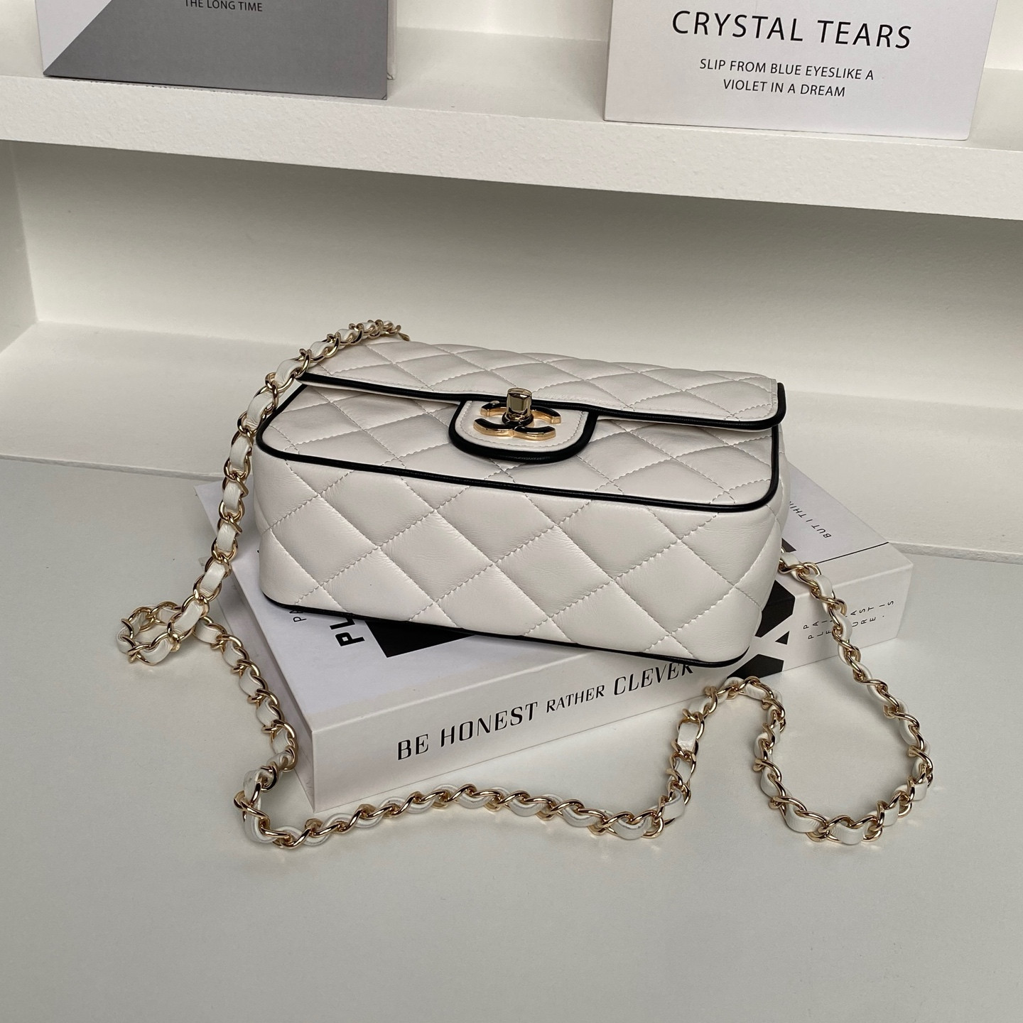 Ch*el mini flap bag as5151 13.5 x 19.5 x 7cm