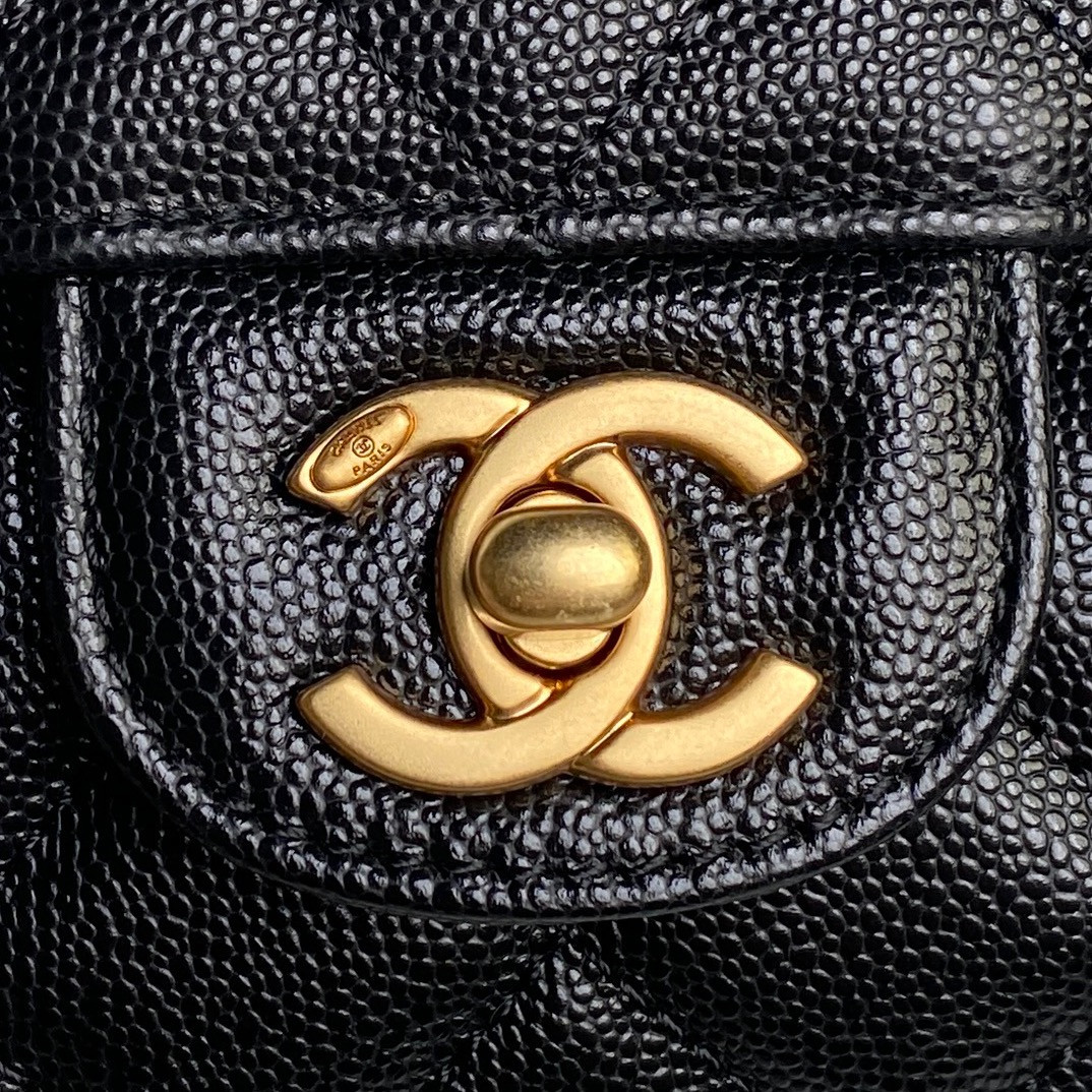 Ch*el flap handbag as5239 18×13×5.5cm