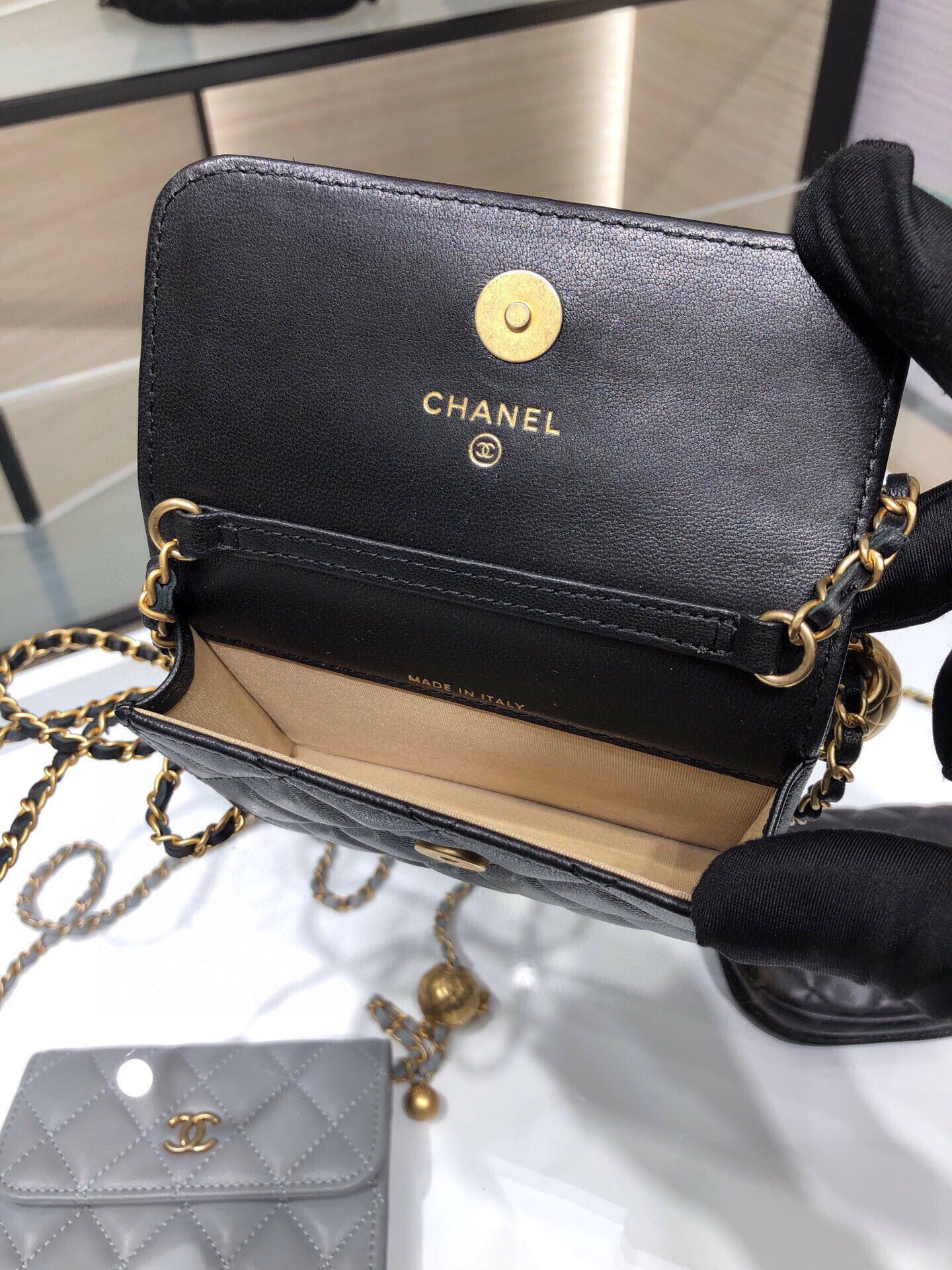 Ch*el 20s flap handbag ap1465 12x9cm