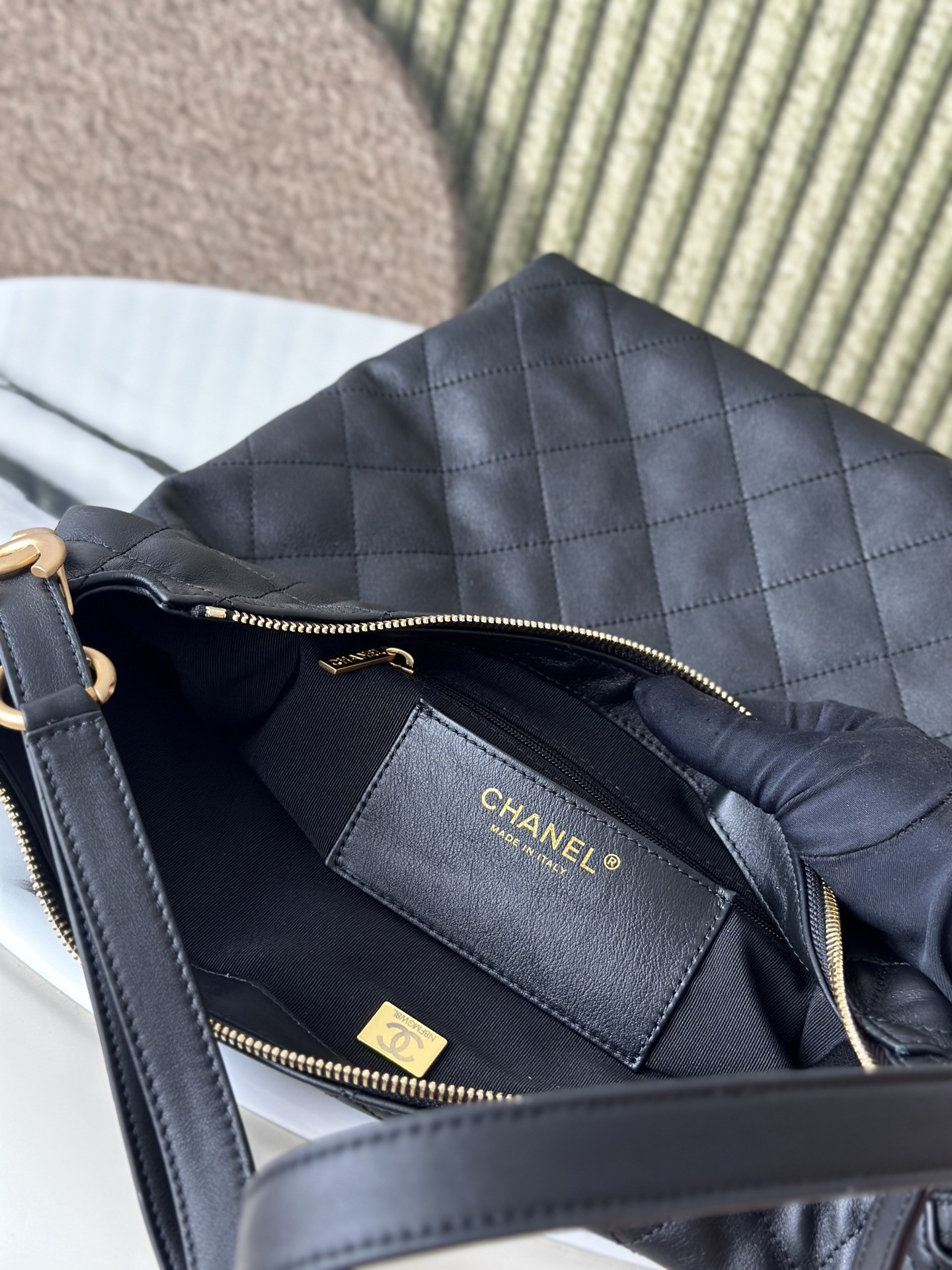 Ch*el large backpack as5523 33.5x28x10.5cm